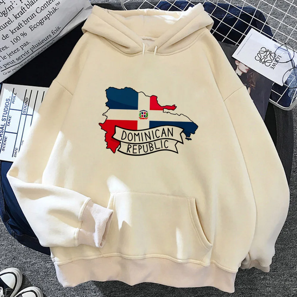 Dominican Republic hoodie patterned comfortable clothes for teens pattern pullover trendy streetwear comfortable athleisure