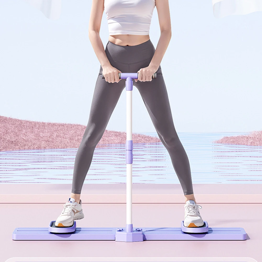 

Фитнес-лыжный тренажер, складной лыжный тренажер, нескользящий усилитель таза и бедер, имитация лыжного тренажера для женщин, восстановление после родов