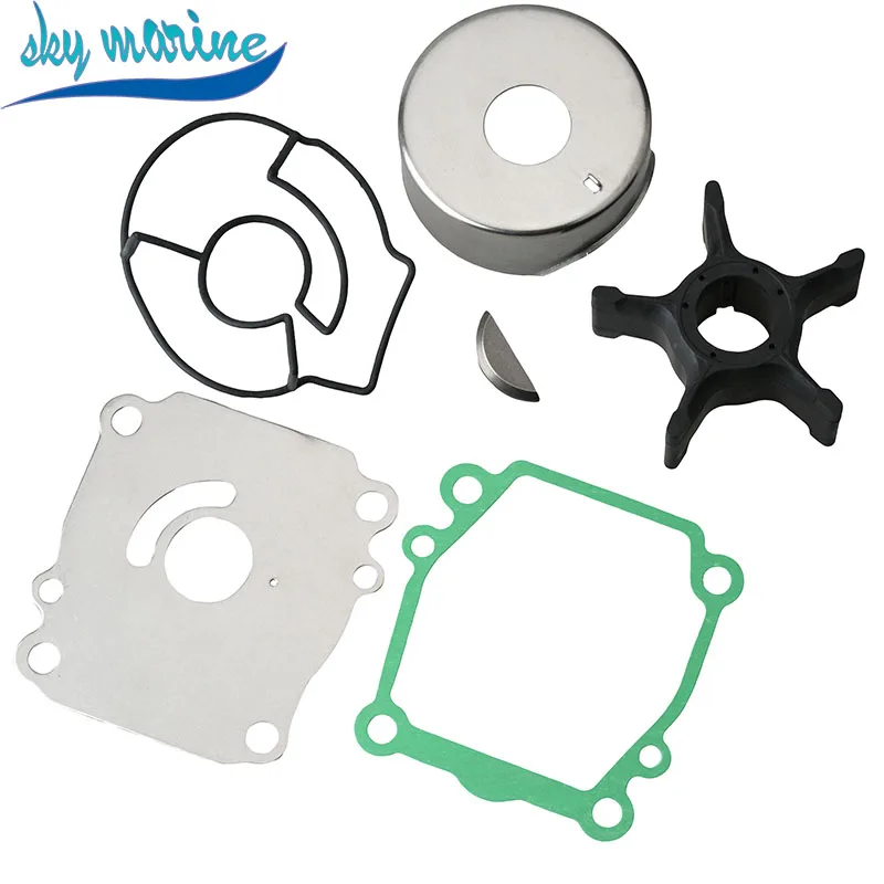 17400-92J21 Water Pump Impeller Repair Kit for Suzuki Outboard DF 90 100 115 140 Motor 17400-92J22 17400-92J23