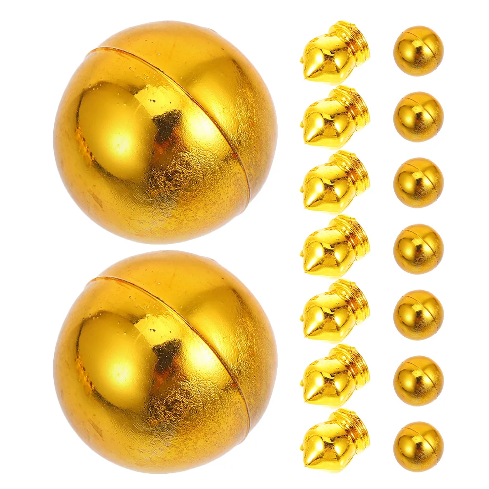 

20Pcs Flagpole Toppers Pennants Pole Finial Plastic Ball Topper Reusable Outdoor Flags Accessories Decor nament For Red Banner
