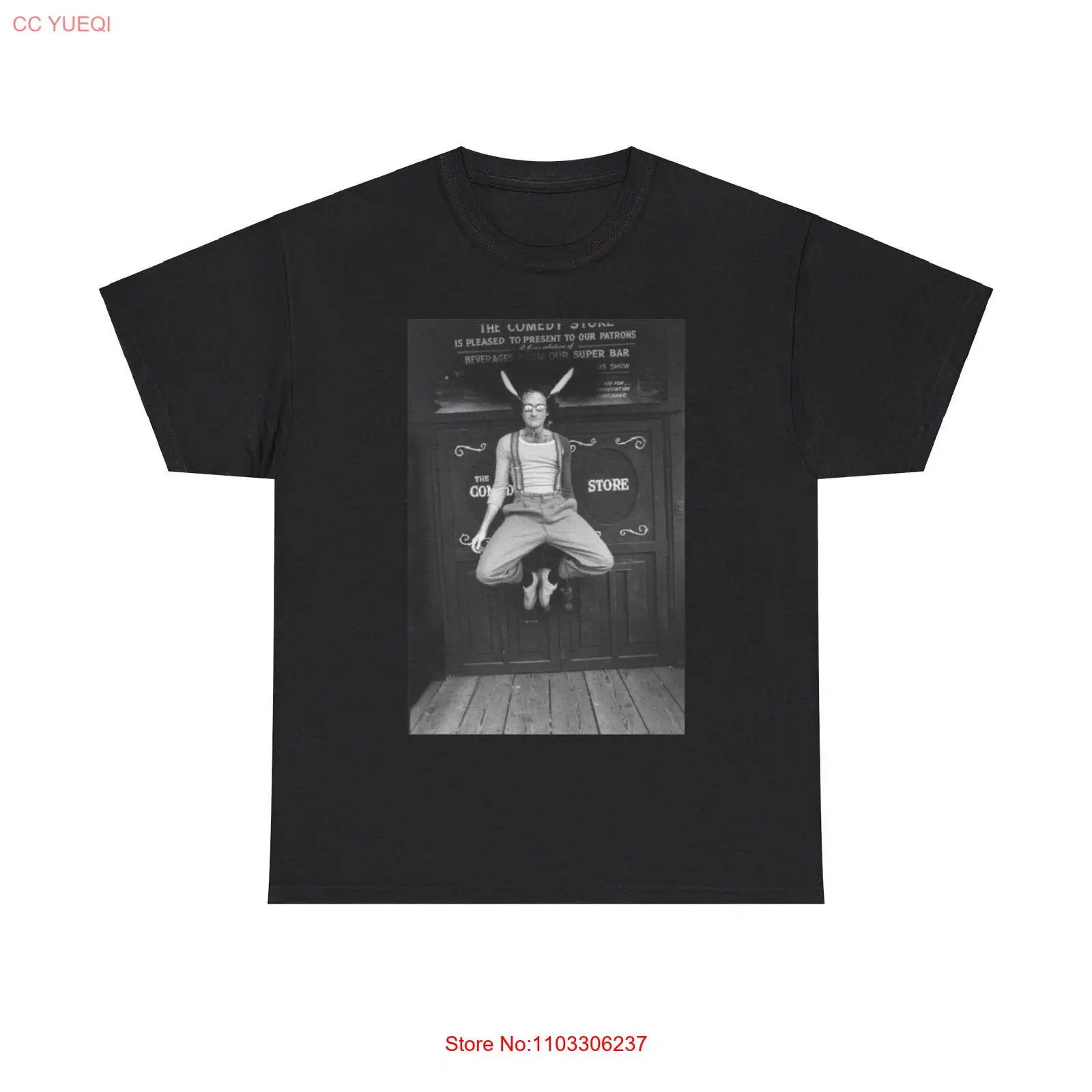 Футболка Робин Уильямс, винтажный Калифорнийский комедийный магазин, тяжелая хлопковая футболка унисекс