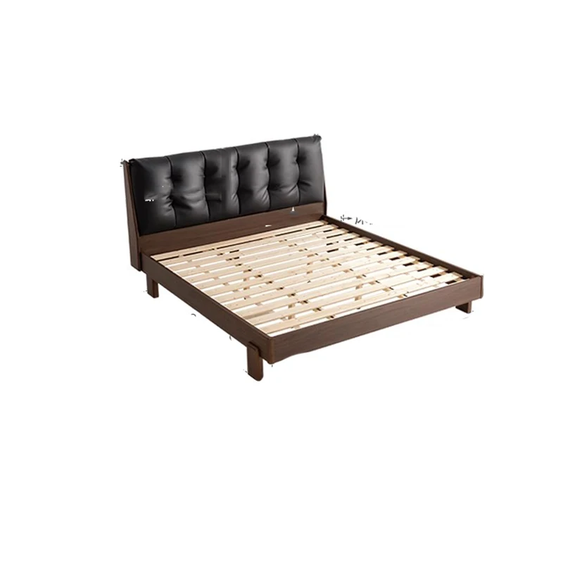 #Vintage Unique Beds Wooden Storage Full Size French Bed Upholstery Box Frame Cama De Lujo Para Dormitorio Bedroom Furnitures
