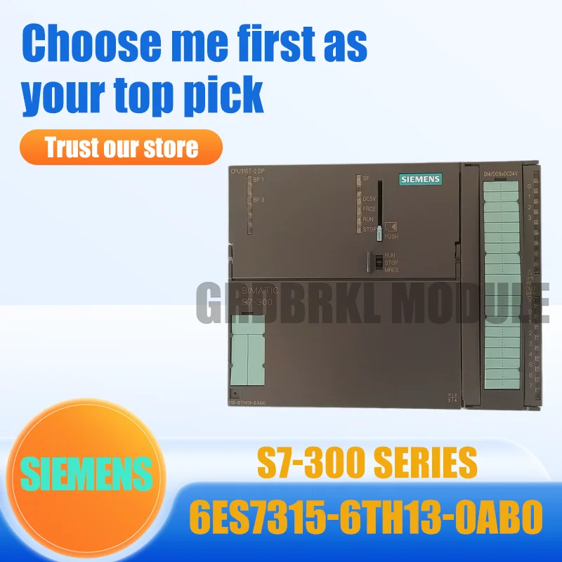 

New Original SIEMENS 6ES7315-6TH13-0AB0 S7-300 CPU 315T-2 DP PLC CPU Module