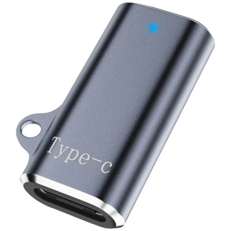 Efficient Spacing Conversion Adapter  USB C to 2-Pin 2.8mm for Smartwatch 601E Aluminum Design with LED Light