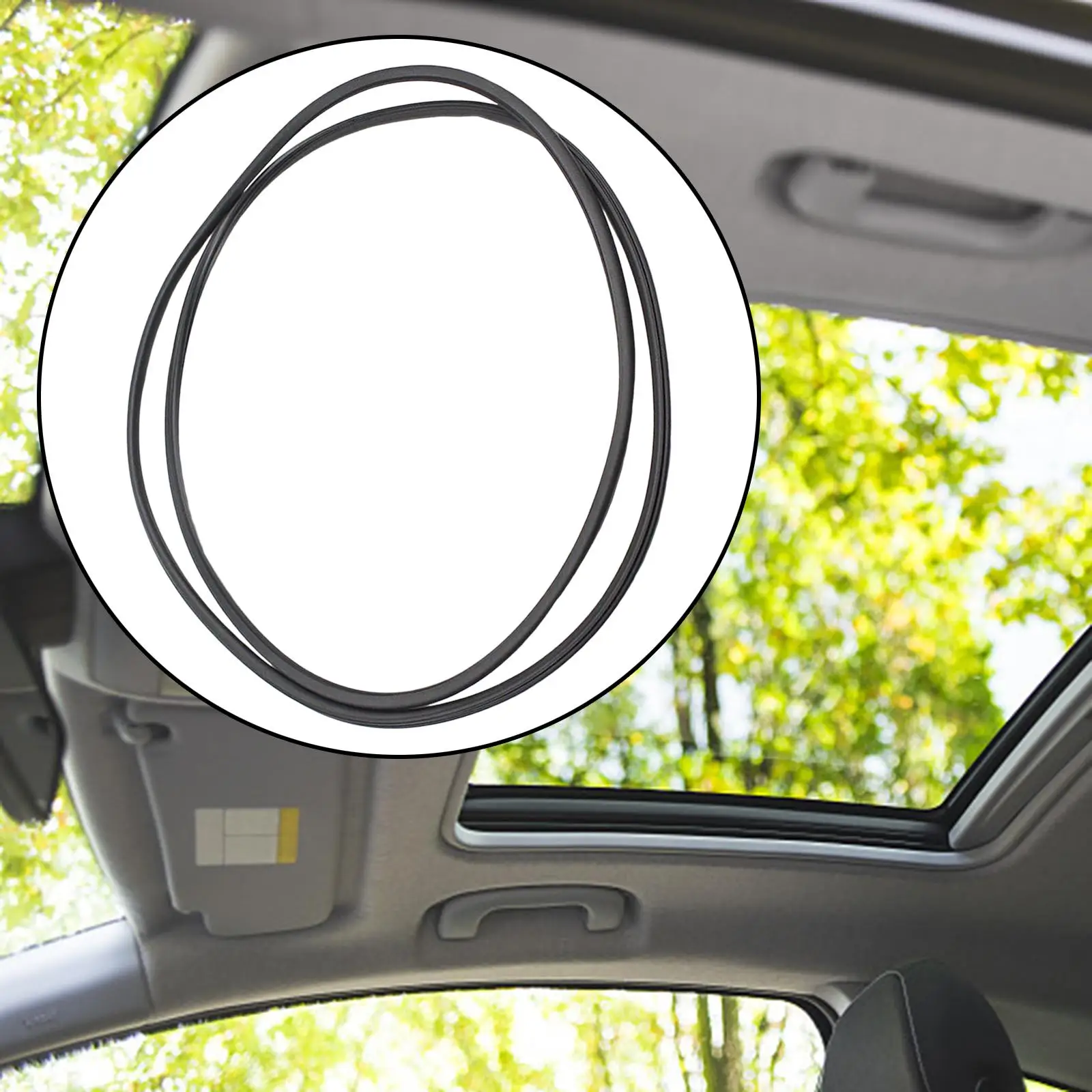 Sun Roof Glass Seal Gasket Part 05183172AC Durable Rubber Auto Body Trim for Dodge Caliber for jeep Compass
