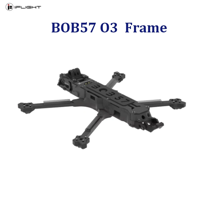 IFlight BOB57 O3 278mm Frame Kit 6mm Arm For 6Inch propellers Compatible with DJI O3 Air Unit and Vista RC Freestyle FPV Drone