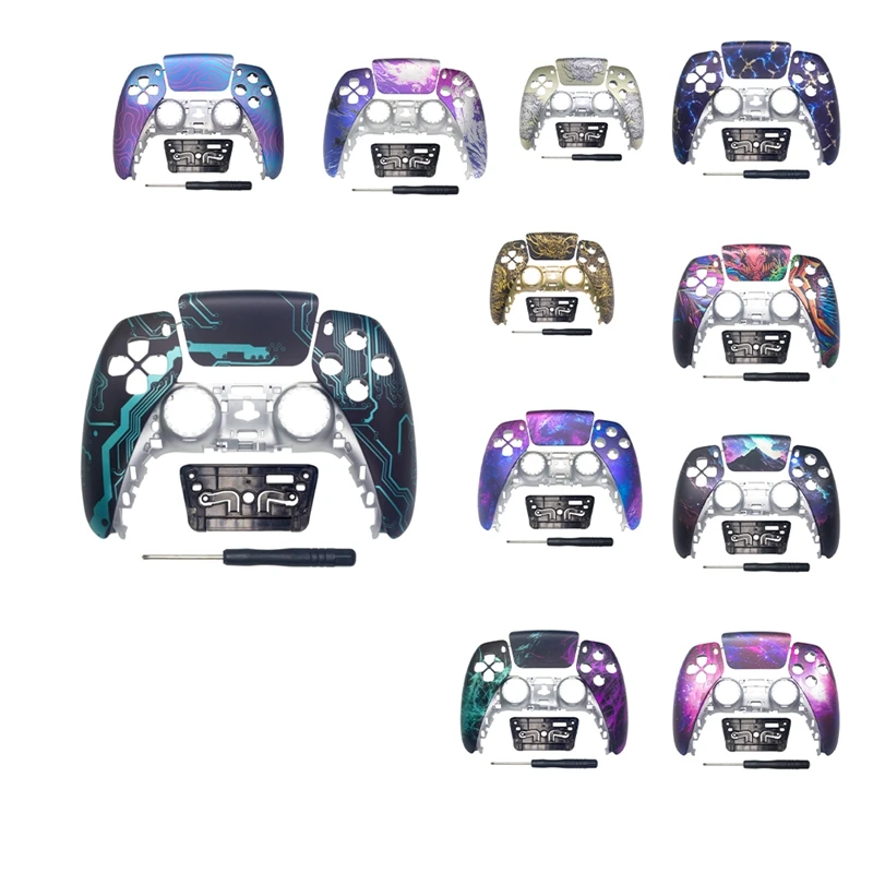 Para ps5 elite gamepad BDM-010 1a geração versão capa frontal gamepad substituição capa superior substituição reequipamento parte kit k