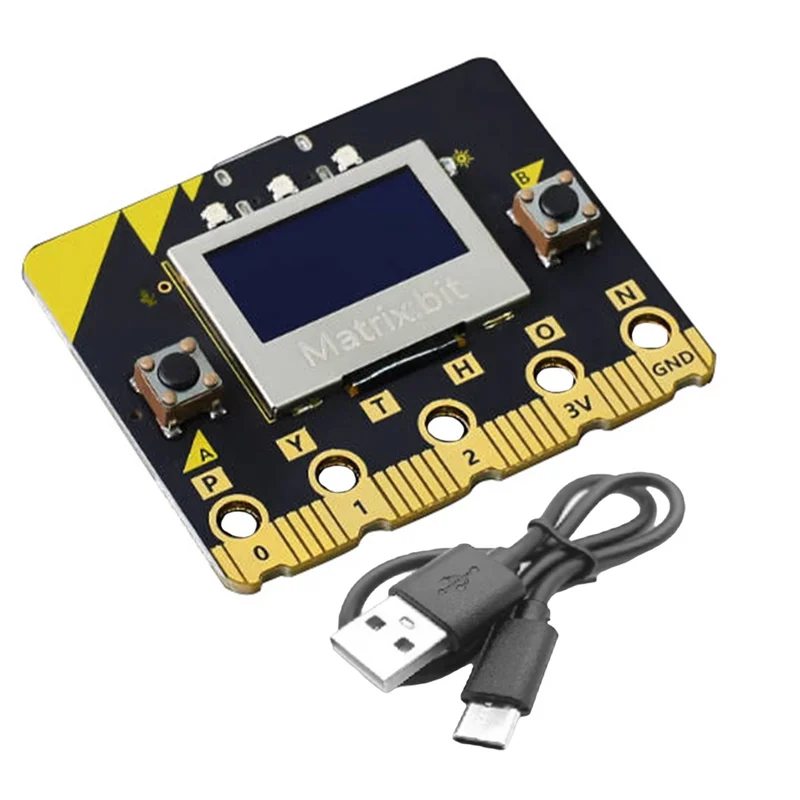 ABGI-Matrix: لوحة تطوير بت 2.4G راديو/واي فاي/BLE بلوتوث ESP32 0.96 بوصة OLED C++/بايثون/المعث + البرمجة الرسومية