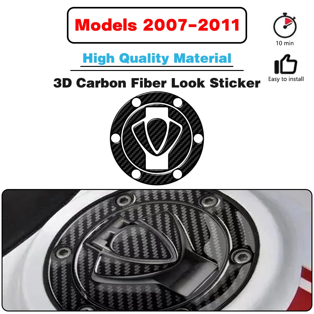 

For Benelli 300 600i 899 900 1300 2007-2011 Motorcycle Gas Fuel Cap Cover Protection Sticker Carbon-look And Transparent