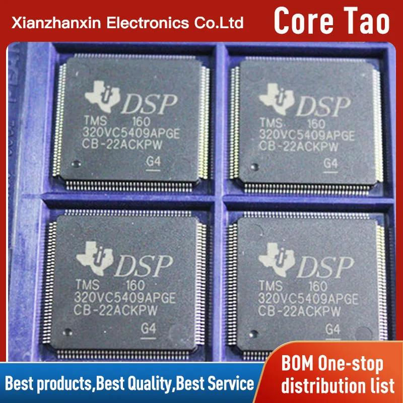 1pcs/lot TMS320VC5409APGE160 TMS320VC5409  TQFP-144 Digital signal processing (DSP) IC