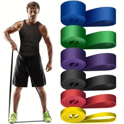 1/5 pz Tpe fascia elastica resistenza allenamento della forza sport Fitness lattice Pull-Up Ension cerchio spesso Yoga anca multifunzionale