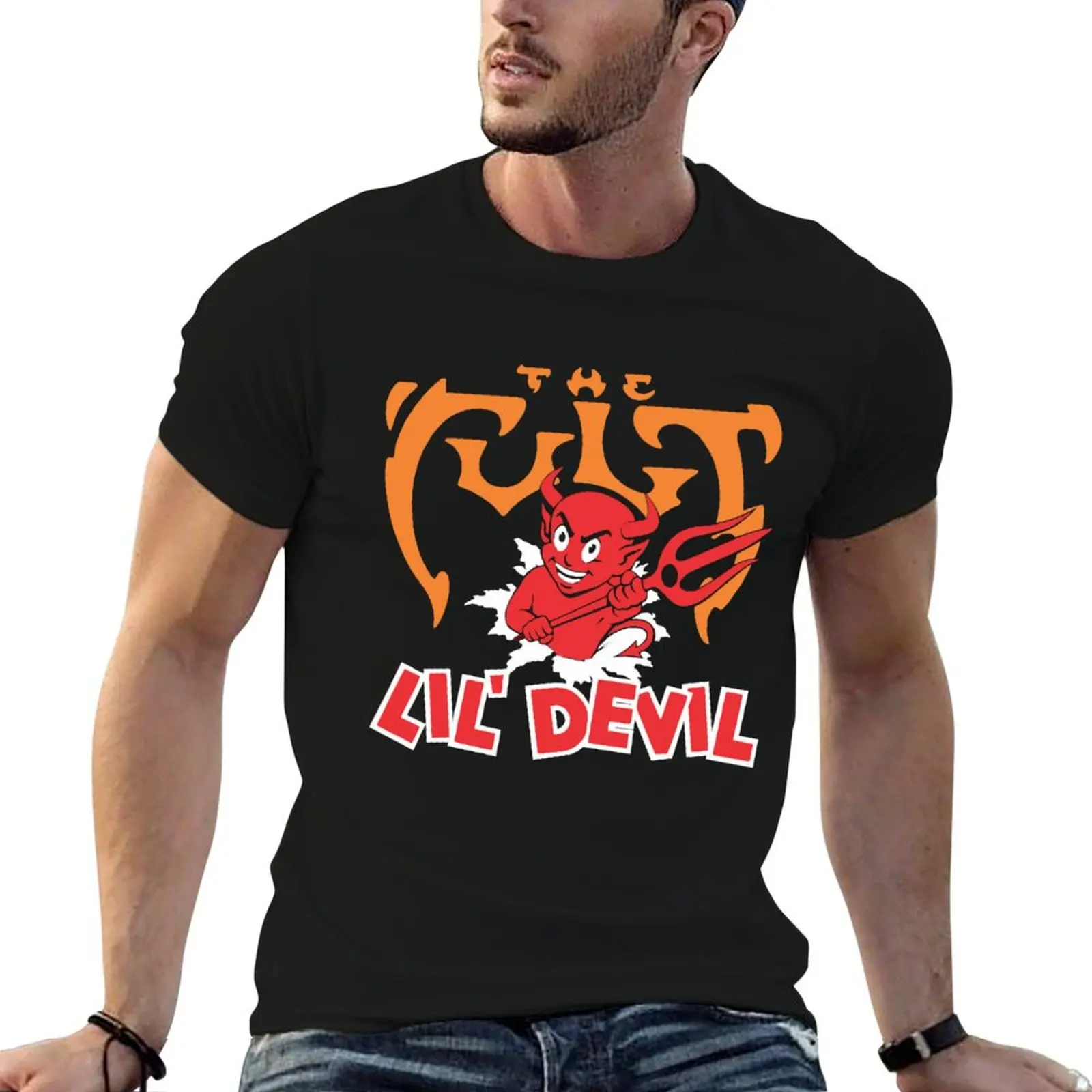 The Cult - Lil' Devil T-Shirt aesthetic clothes vintage clothes kawaii clothes mens vintage t shirts