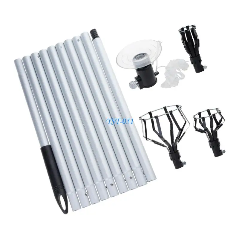 E15A Ladder Complimentary Aluminum Light Bulb Changer For Easy Ceiling Maintenance