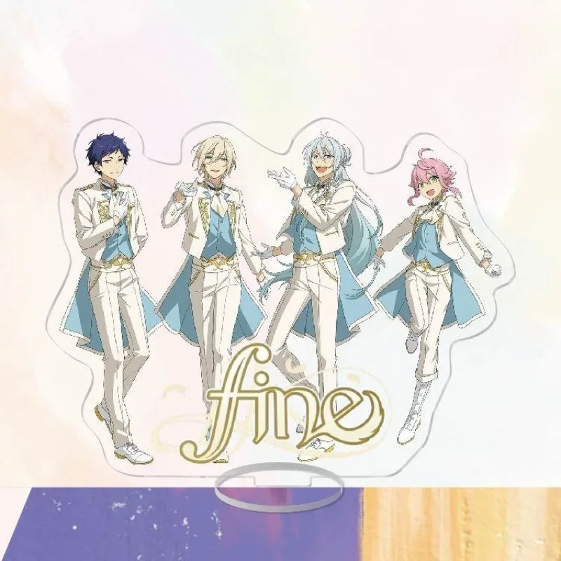 Game Ensemble Stars Boy Group Acrilico Stand Figura Unità maschile Trickstar Desk Decor Display Regali di compleanno Accessori cosplay