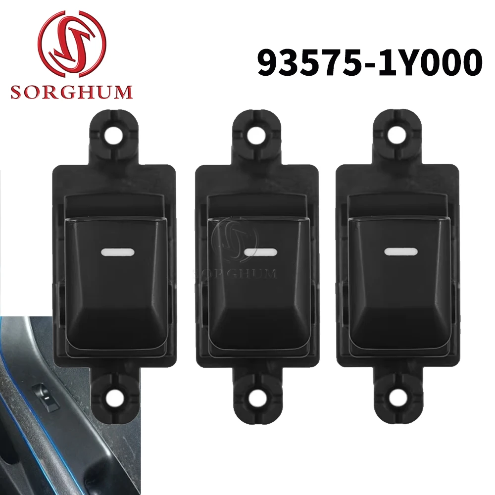 SORGHUM Car Electric Power Window Switch Control Button Glass Lifter 93575-1Y000 For Kia Picanto 2011 2012 2013 2014 2015 2016