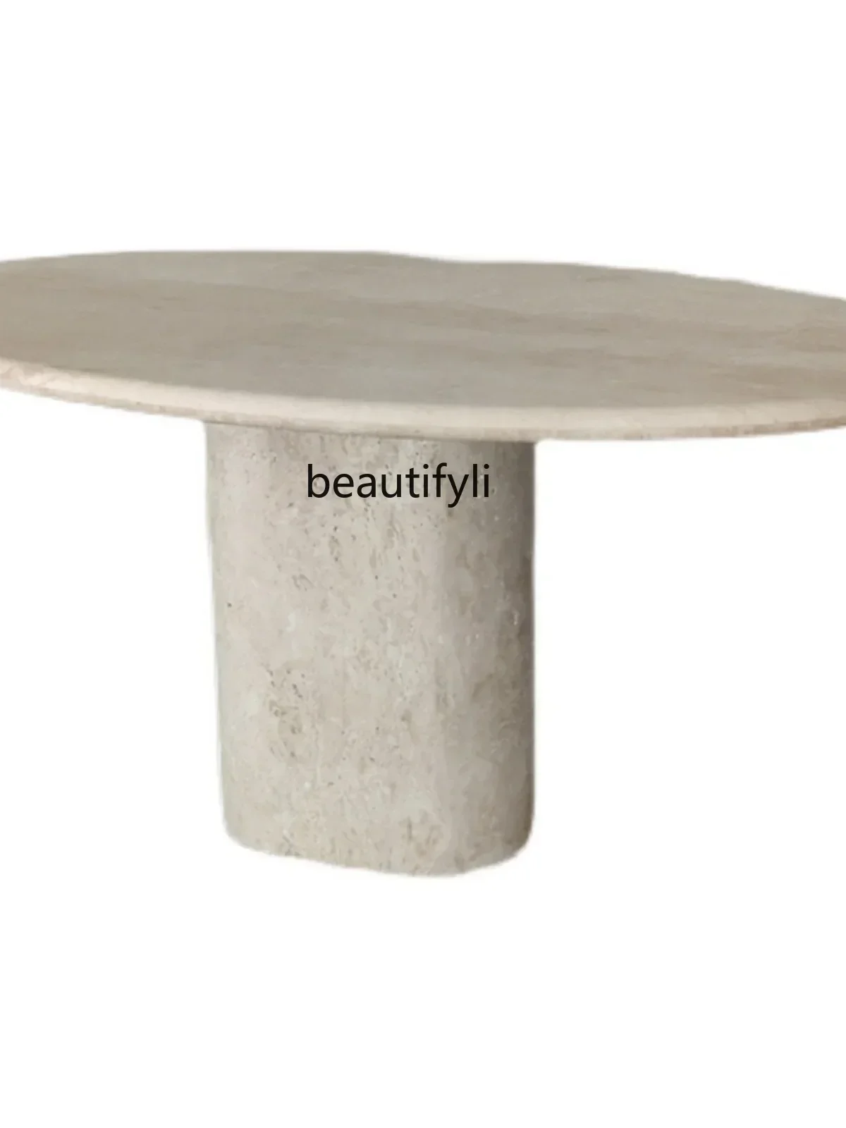 182Cave Stone Dining Table Rectangular Cave Stone Long Table Natural Quiet Style Dining Room TableQ