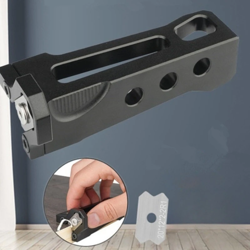 

Chamfer Planer-Woodworking Edge Banding Corner Arc Trimming Tool - Quick Edge Deburring Manual Fillet Scraper