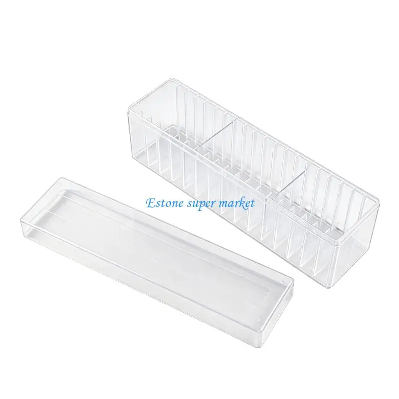 090B Card Collector Storage Box with Divider Interior for Hobby Shelves