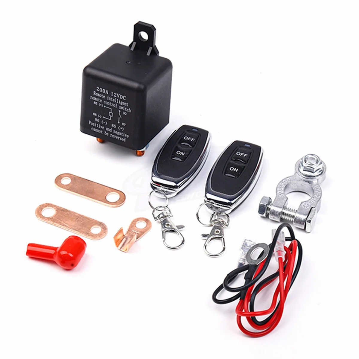 2set Car Universal 12C 200A Remote Battery Disconnect Switch Disconnect Switch Battery Isolator