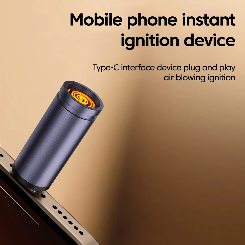 Compactly Type C Lighter Electric For Easy Carrying And Storage TypeC Mini Cigarette Lighter For Air Travel Outdoor No Flame image 6