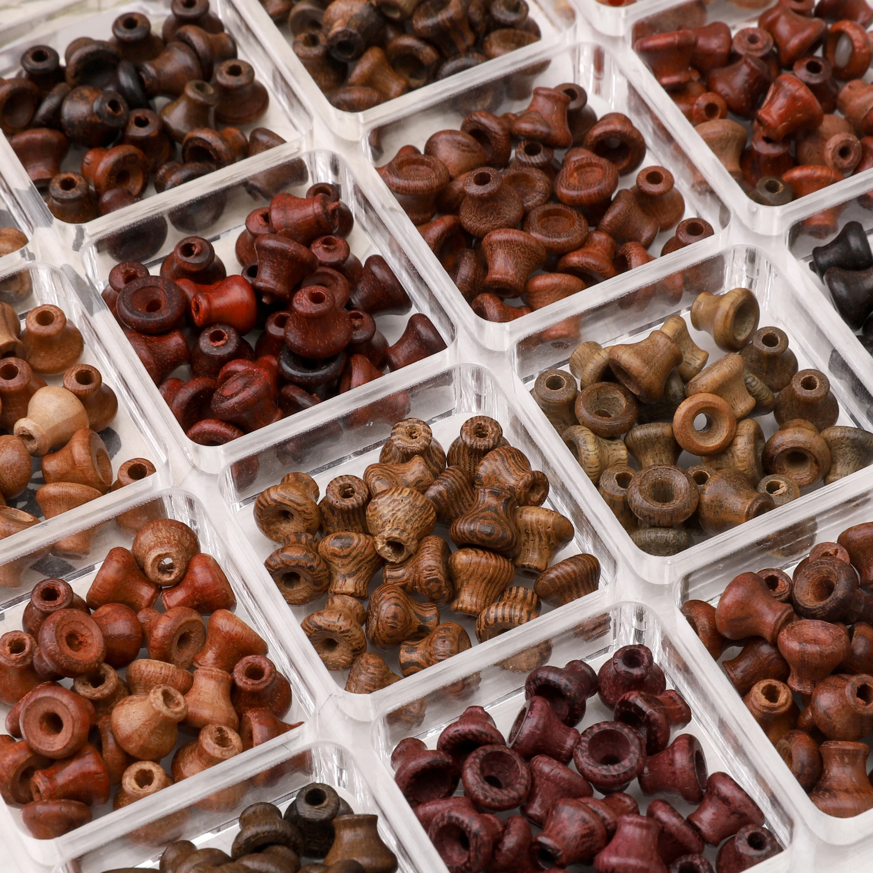 

2-5Pcs 6x7mm Vase Shape Wood Spacer Beads For Handmade Bracelet Keychain Retro Wooden Loose Beads DIY Jewelry Making Accessories