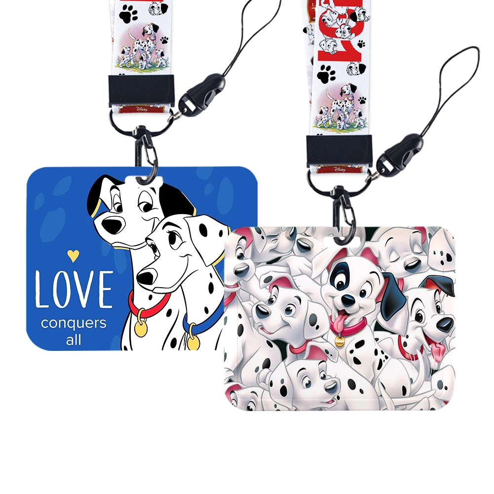 101-далматинец-Дисней-с-узором-Бейли-женские-ремешки-держатель-для-бейджа-ремешок-для-рабочей-карты-держатель-для-карт-доступа-к-автобусу-брелки-аксессуары