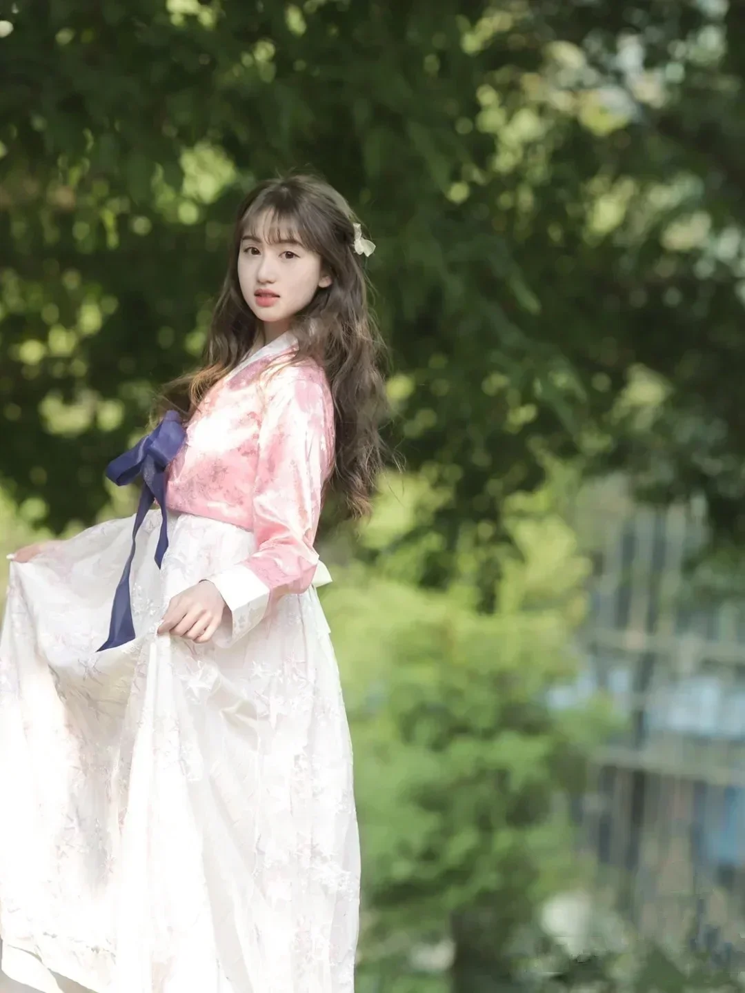 Paleis Koreaans traditioneel kostuum voor vrouwen Elegante luxe Hanbok-jurk Prinses Cosplay Anicent Retro lang gewaad Bruiloftsfeest