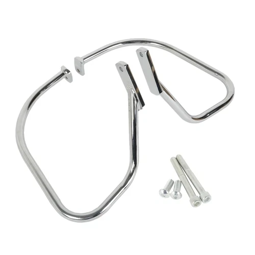 

Chrome Saddlebag Guard Rail Crash Bar Fit For Harley Softail Heritage Springer FLSTS 1997-1999 98