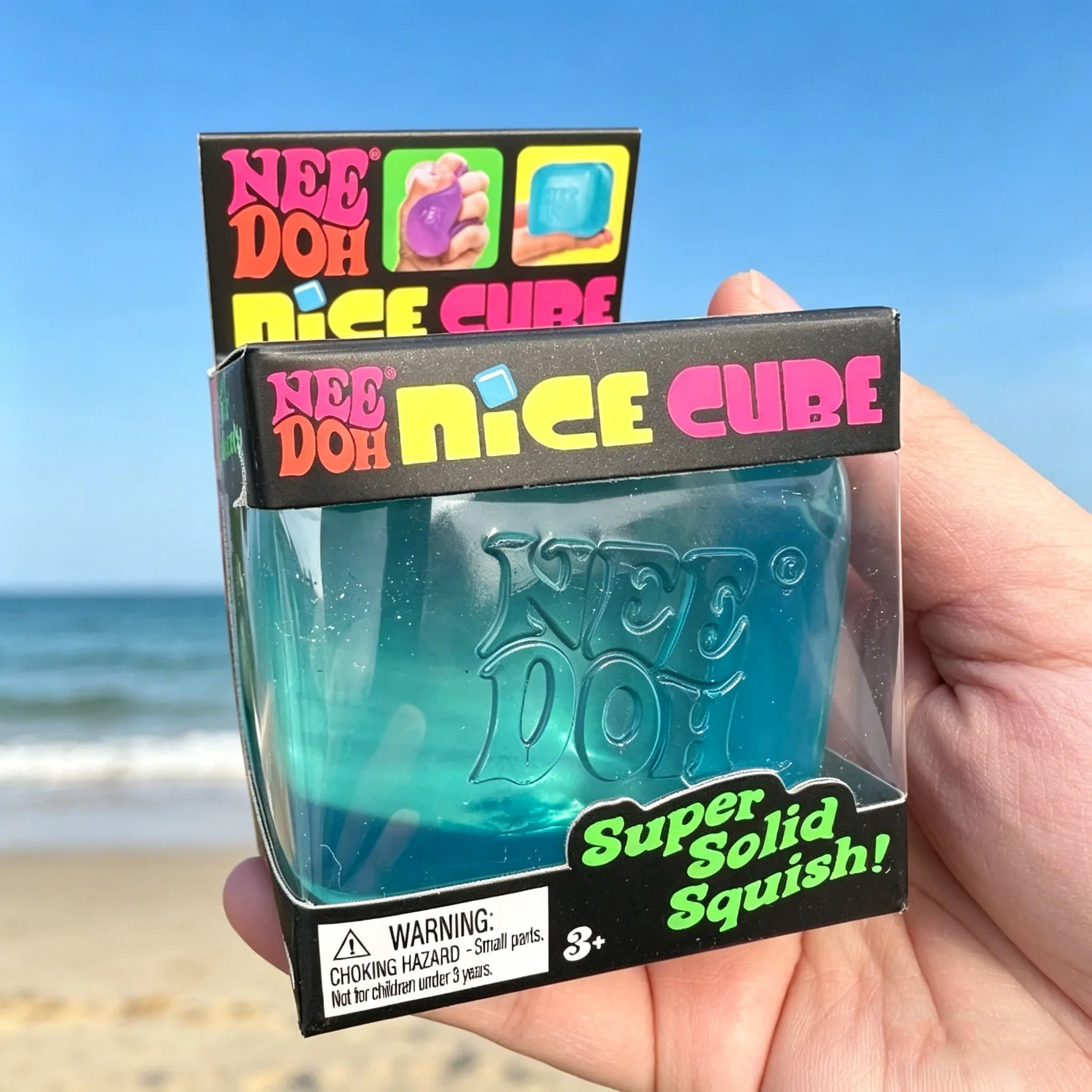 Cubo Sensorial Antiestrés Needoh Nice Cube, Juguete para Aliviar la Ansiedad y Mejorar la Concentración para Adultos y Niños