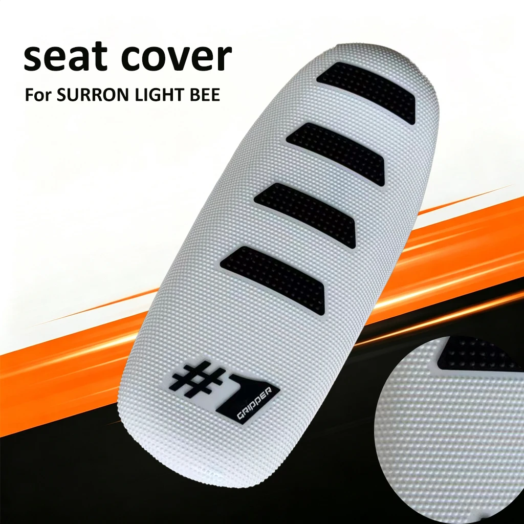 for Surron Light Bee X S Electric Off-road Dirt Bike Universal Silicone Seat Skin Anti-slip Waterproof seat cushion cover parts