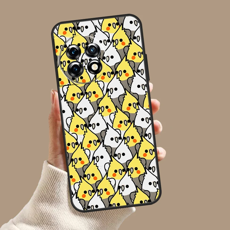 Parrot Birds Cockatiel Case For OnePlus Nord CE 3 Lite CE4 2 2T N10 N20 N30 OnePlus 12 11 9 10 Pro 8T 10T 12R Cover