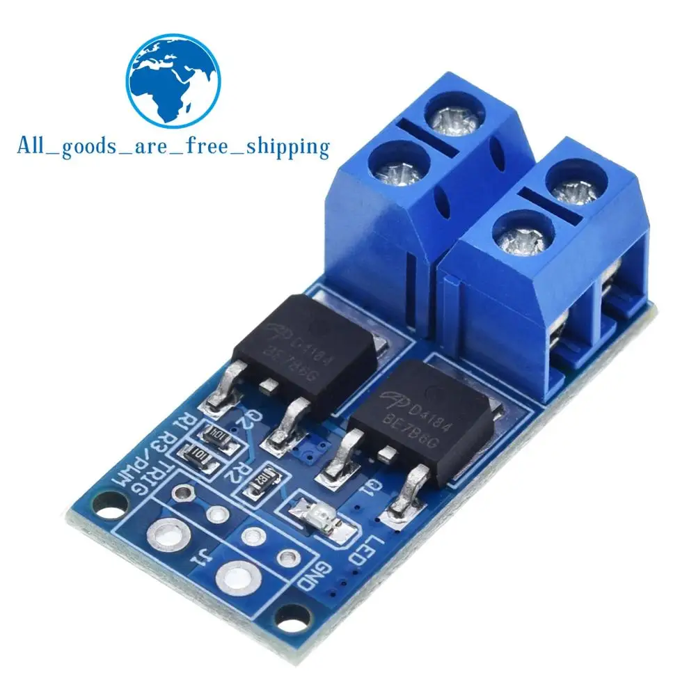 1/10PCS 15A 400W MOS FET Trigger Switch Drive Module PWM Regulator Control Panel for arduino