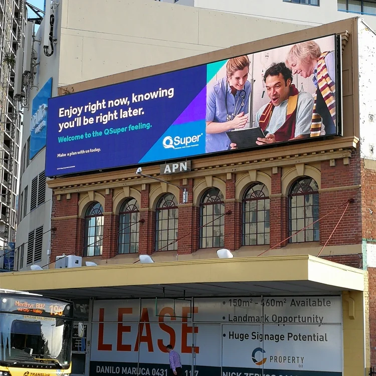 Outdoor Led Display Waterproof Advertising Screen  Customize Size Outdoor Led Display LED Video Wall