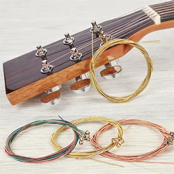 6pcs Pure Copper Strings 1-6 Classical Classic Guitar Strings Steel Wire Classic Acoustic Folk Ukulele Guitar Parts Accessories