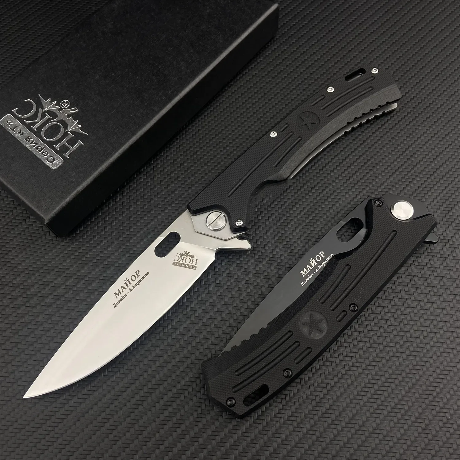 2024 NEW Russian HOKC Tactical Folding Knife \