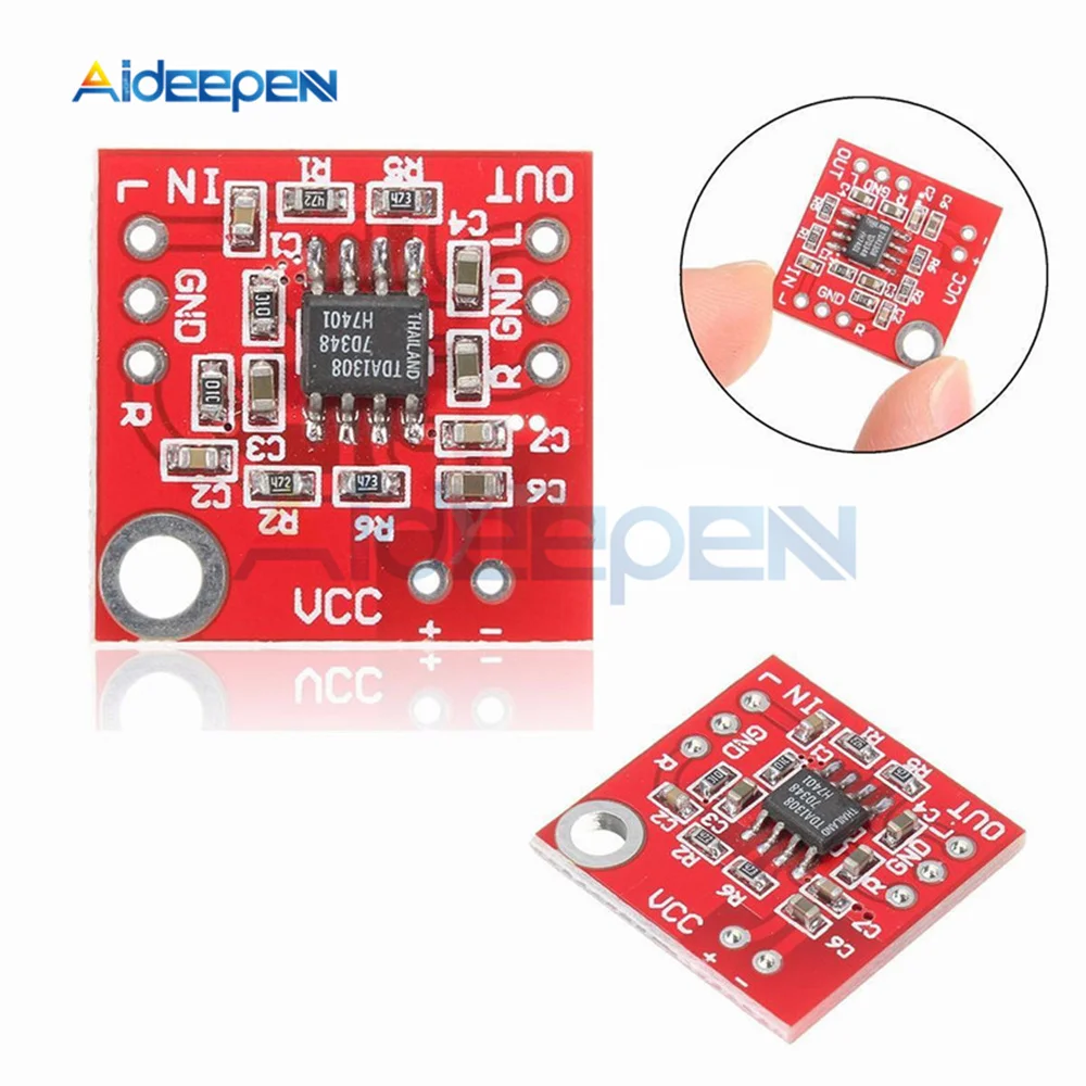 Stereo TDA1308 Headphone Amplifier Board Headset Amp Preamplifier Board 3V-6V Audio Sound Speaker Modulo Amplificador