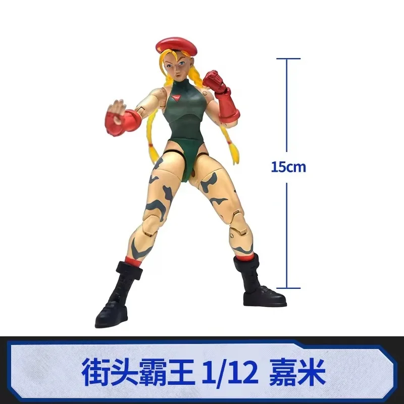 Originare Jada Toys Street Fighter Anime Figure Cammy Chun-Li Violent Ken Modello mobile Giocattoli Raccogliere il regalo di Natale Regalo di compleanno