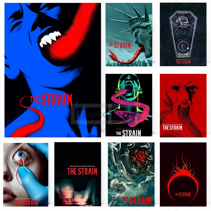 TV Series The Strain Poster Science Fiction Horror TV Play Prints Canvas Painting Wall Art Pictures Home Living Room Decoration