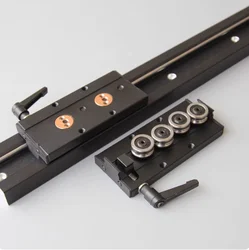 SGB15N 38mm Black Built-in Dual-Axis Linear Guide  SGR15N Rail SGB15N Block Optical Axis Photography Track Woodworking Machinery