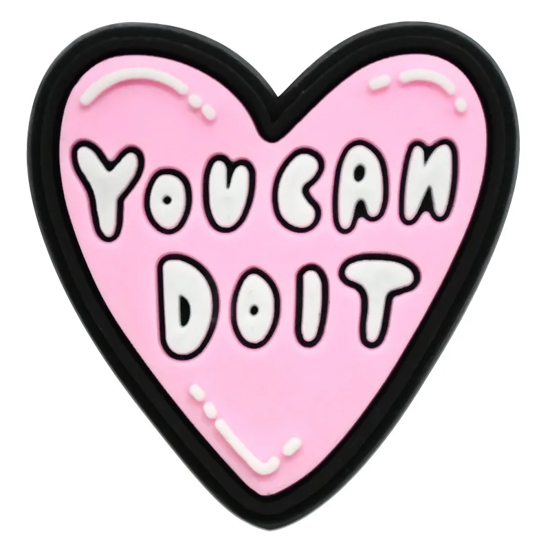 Phrase Shoe Charms Decoration for Crocs Pin Accessories Char