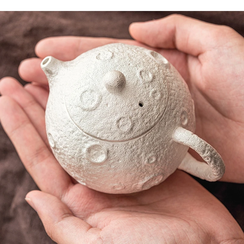 إبريق شاي سيراميك فضي مذهب خفيف فاخر طقم شاي الكونغ فو مكتب Pu Erh صانع ملحقات الحفل الصيني #2