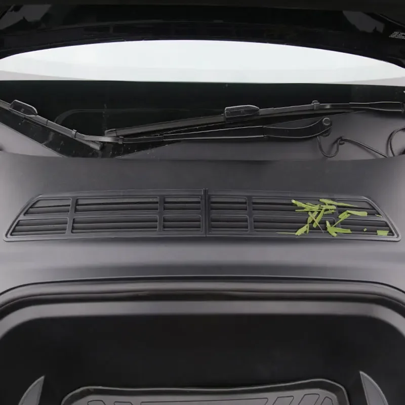 For Tesla Model Y 20-24 Insect-proof Net Front Cover Air-conditioning Air Inlet Protective Cover Modification Accessories