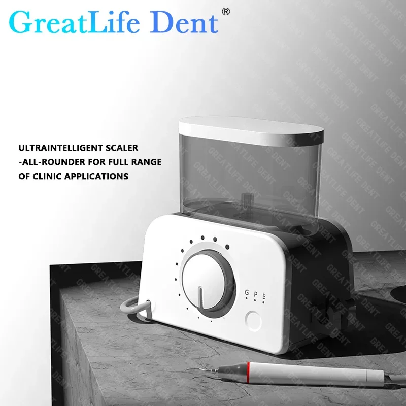 

GreatLife Dent Dental Scaler Ультразвуковой скалер для чистки зубов со светодиодным съемным наконечником Инструменты для удаления с беспроводным управлением