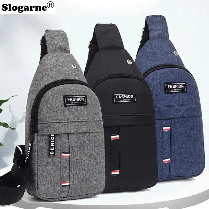 

Men's Chest Bags Boy Casual Backpacks Small Short Trip Travel Handbags Male Waterproof Shoulder Crossbody Bags Nylon Handbags