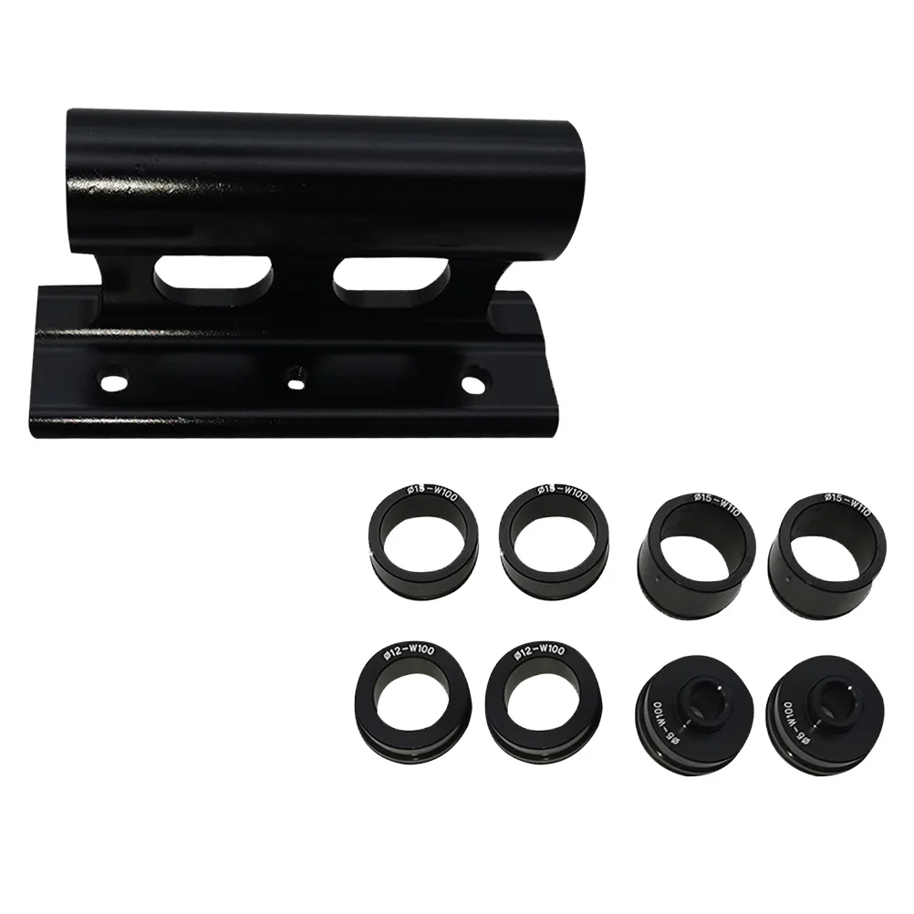 

1 Set Quick Release Durable Iron Bicycle Fork Mount Black For Truck Van Trailer Storage Transport Bike Rack Block Accessory