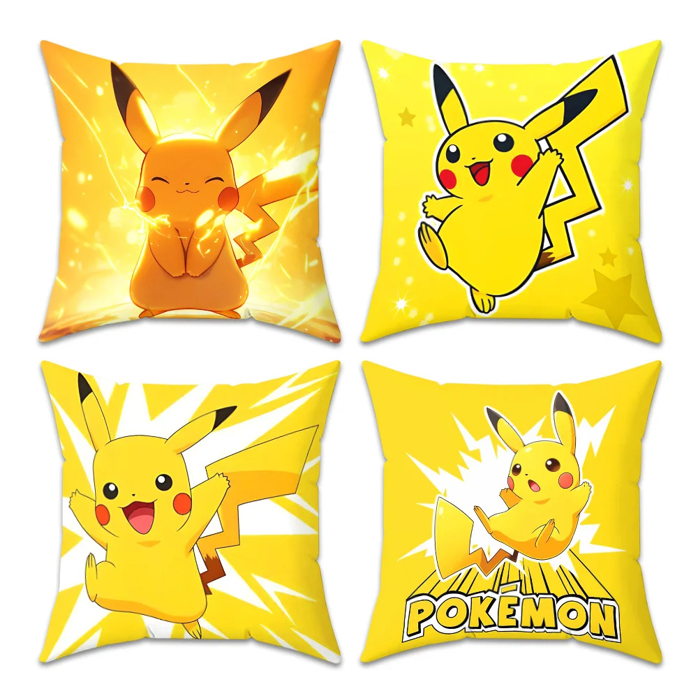 Pk-Pika-Chus Pillow Covers Decorative Cushions For Sofas Ho…