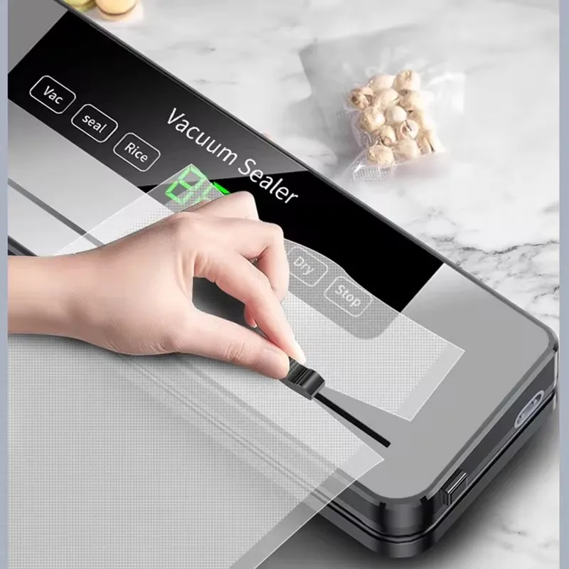Vacuum Sealer Machine Automatic Food Sealer for Dry and Wet Food Kitchen Vacuum Packaging Machine Food Storage Saver Keep Fresh