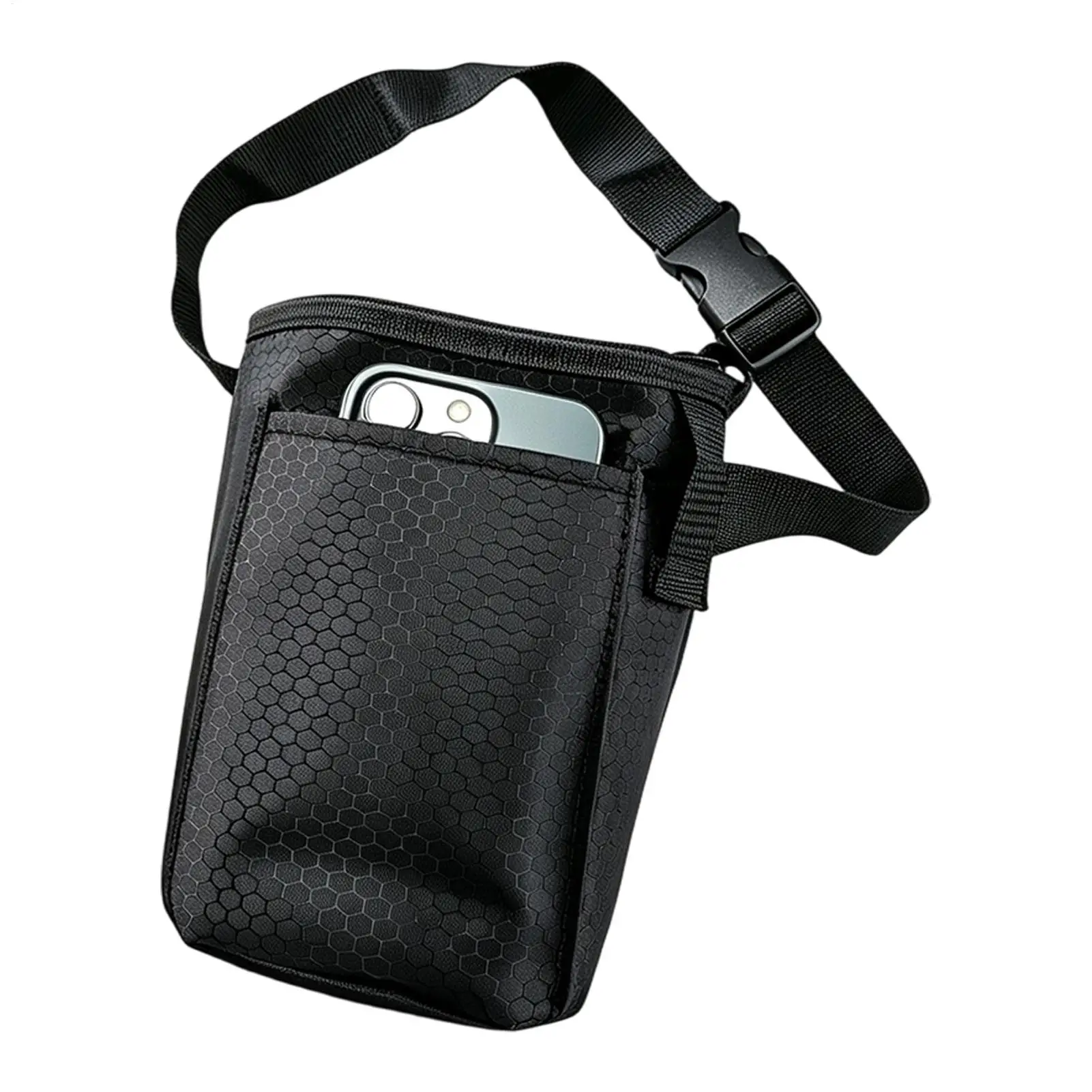 Rock Climbing Chalk Bag With Adjustable Belt Quick-Clip Drawstring Closure Gym Bouldering Pouch Lightweight Chalk Holder