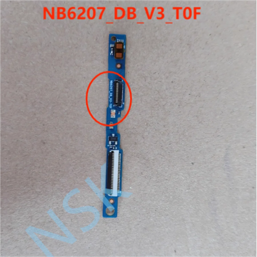 Original  NB3036_T0F_V2_PCB NB6207_DB_V3_T0F For Lenovo Audio Board, Headphone Small Board, USB Board USB Interface Board