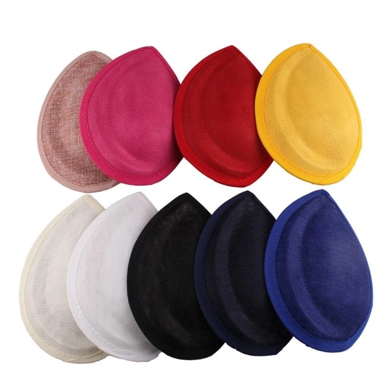 

Sinamay Hat Base for Millinery Supply Hat Making Materials Base French Bonnet Caps Accessories for Teaparty Hat Crafting